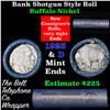 Image 1 : Buffalo Nickel Shotgun Roll in Old Bank Style 'Bell Telephone'  Wrapper 1923 &d Mint Ends Grades