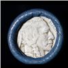 Image 2 : Buffalo Nickel Shotgun Roll in Old Bank Style 'Bell Telephone'  Wrapper 1923 &d Mint Ends Grades