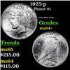 Image 1 : 1925-p Peace Dollar $1 Grades Choice+ Unc