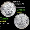 Image 1 : 1885-o Morgan Dollar $1 Grades GEM Unc