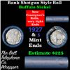 Image 1 : Buffalo Nickel Shotgun Roll in Old Bank Style 'Bell Telephone'  Wrapper 1927 &s Mint Ends Grades