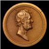 Image 2 : UNDATED BRONZE LINCOLN - GARFIELD J-PR-41, MODERN RESTRIKE 19mm Grades GEM Unc