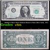 Image 1 : 1963B $1 'Barr Note' Federal Reserve Note (New York,  NY) Grades vf+