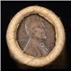 Image 3 : Mixed small cents 1c orig shotgun roll, 1916d Wheat Cent, 1890 Indian Cent other end, Brinks Wrapper