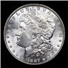 Image 2 : 1887-p Morgan Dollar VAM 12, Alligator Eye Top 100! $1 Graded ms64 By SEGS
