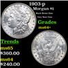 Image 1 : 1903-p Morgan Dollar $1 Grades Choice+ Unc
