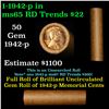 Image 1 : Shotgun Lincoln 1c roll, 1942-p 50 pcs Brandt Wrapper.