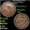 Image 1 : 1837 Millions For Defence Hard Times Token HT-48 1c Grades vf++
