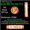 Image 1 : Shotgun Lincoln 1c roll, 1973-p 50 pcs Provident Bank Wrapper.