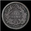 Image 3 : 1861-p Seated Liberty Half Dime 1/2 10c Grades vg, very good