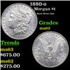 Image 1 : 1880-o Morgan Dollar $1 Grades Select Unc