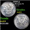 Image 1 : 1886-p Morgan Dollar $1 Grades Choice Unc