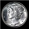 Image 2 : 1943-p Mercury Dime 10c Grades GEM+ Unc