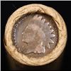 Image 2 : Mixed small cents 1c orig shotgun roll, 1919-s Wheat Cent, 1887 Indian Cent other end, Brinks Wrappe