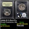 Image 1 : Proof 1986-S LiberTy Modern Commem Half Dollar 50c Graded GEM++ Proof Deep Cameo BY USCG