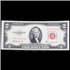 Image 2 : **Star Note** 1953C $2 Red Seal United States Note Grades vf+