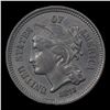 Image 2 : 1873 Open 3 Three Cent Copper Nickel 3cn Grades Select Unc