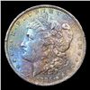Image 2 : 1884-o Rainbow Toned Morgan Dollar $1 Grades Select Unc