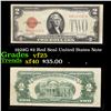 1928G $2 Red Seal United States Note Grades vf+