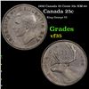 1950 Canada 25 Cents 25c KM-44 Grades vf++