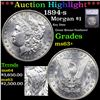 ***Auction Highlight*** 1894-s Morgan Dollar $1 Graded ms63+ By SEGS (fc)