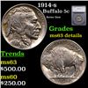 1914-s Buffalo Nickel 5c Graded ms63 details By SEGS