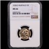 Image 2 : NGC 1938-d Buffalo Nickel 5c Graded ms66 By NGC
