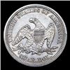 Image 3 : ***Auction Highlight*** 1845-p Seated Liberty Quarter 25c Graded ms63+ By SEGS (fc)
