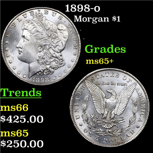 1898-o Morgan Dollar $1 Grades GEM+ Unc