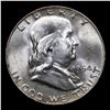 Image 2 : 1954-d Franklin Half Dollar 50c Grades Choice Unc FBL