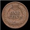 Image 3 : 1872 Indian Cent 1c Grades vg+