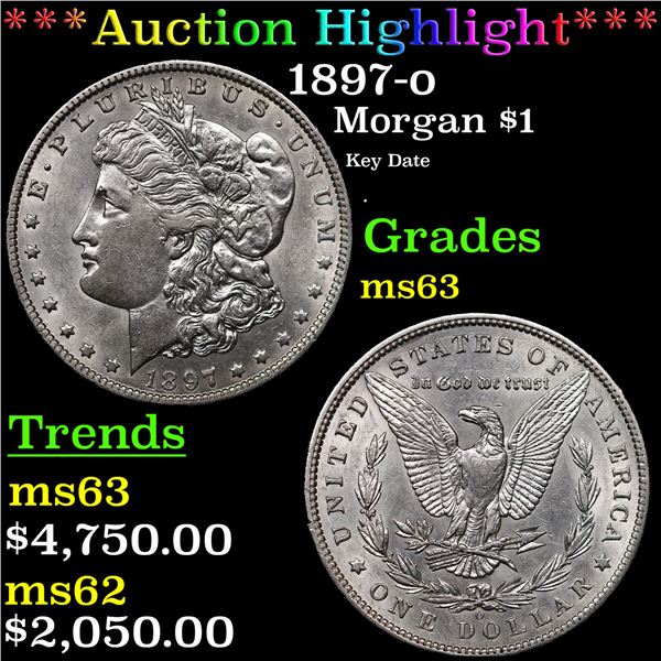 1897-o Morgan Dollar $1 Graded Select Unc BY USCG