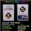 Image 1 : Proof ***Auction Highlight*** NGC 1995-W Gold Eagle Ten Dollars TOP POP! $10 Graded pr70 DCAM BY NGC