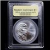 Image 2 : 1993-d Bill of Rights Modern Commem Dollar $1 Graded ms70, Perfection BY USCG