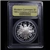 Image 2 : Proof 1989-S Congress Modern Commem Dollar $1 Graded GEM++ Proof Deep Cameo BY USCG