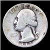 Image 2 : 1932-d Washington Quarter 25c Grades g, good