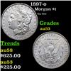 1897-o Morgan Dollar $1 Grades Select AU