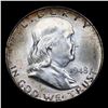 Image 2 : 1948-d Franklin Half Dollar 50c Grades GEM FBL
