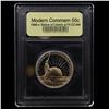 Image 2 : Proof 1986-S Liberty Modern Commem Half Dollar 50c Graded GEM++ Proof Deep Cameo By USCG