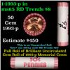Image 1 : Shotgun Lincoln 1c roll, 1993-p 50 pcs DeLa Rue Wrapper.