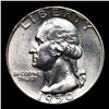 Image 2 : 1950-p Washington Quarter 25c Grades Choice+ Unc