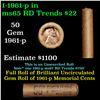 Image 1 : Shotgun Lincoln 1c roll, 1961-p 50 pcs Brandt Wrapper.