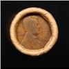 Image 2 : Mixed small cents 1c orig shotgun roll, 1919-d Wheat Cent, 1887 Indian Cent other end, Brinks Wrappe