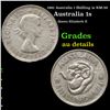 1961 Australia 1 Shilling 1s KM-59 Grades AU Details