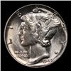 Image 2 : 1945-p Mercury Dime 10c Grades Choice Unc