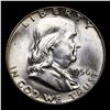 Image 2 : 1950-p Franklin Half Dollar 50c Grades GEM+ Unc