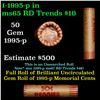 Image 1 : Shotgun Lincoln 1c roll, 1995-p 50 pcs Brandt Wrapper.