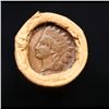 Image 3 : Mixed small cents 1c orig shotgun roll, 1917-d Wheat Cent, 1887 Indian Cent other end, Brinks Wrappe