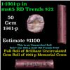 Image 1 : Shotgun Lincoln 1c roll, 1961-p 50 pcs Brandt Wrapper.