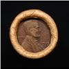 Image 2 : Mixed small cents 1c orig shotgun roll, 1919-s Wheat Cent, 1890 Indian Cent other end, Brinks Wrappe